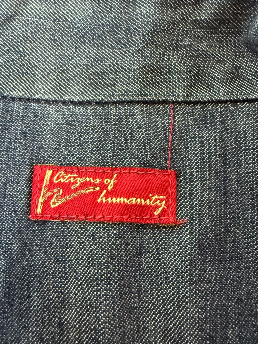 Citizens of Humanity by Jerome  Dahan Denim Zip Front Jacket Small - Picture 4 of 8